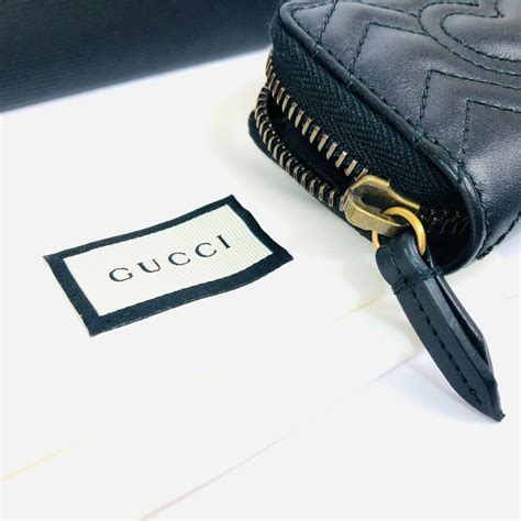 gucci marmont 2.0 matelassé leather key case pouch|Gucci gg marmont key chain.